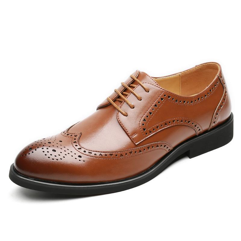 Formal Fashion Retro Brogue Men's Shoes