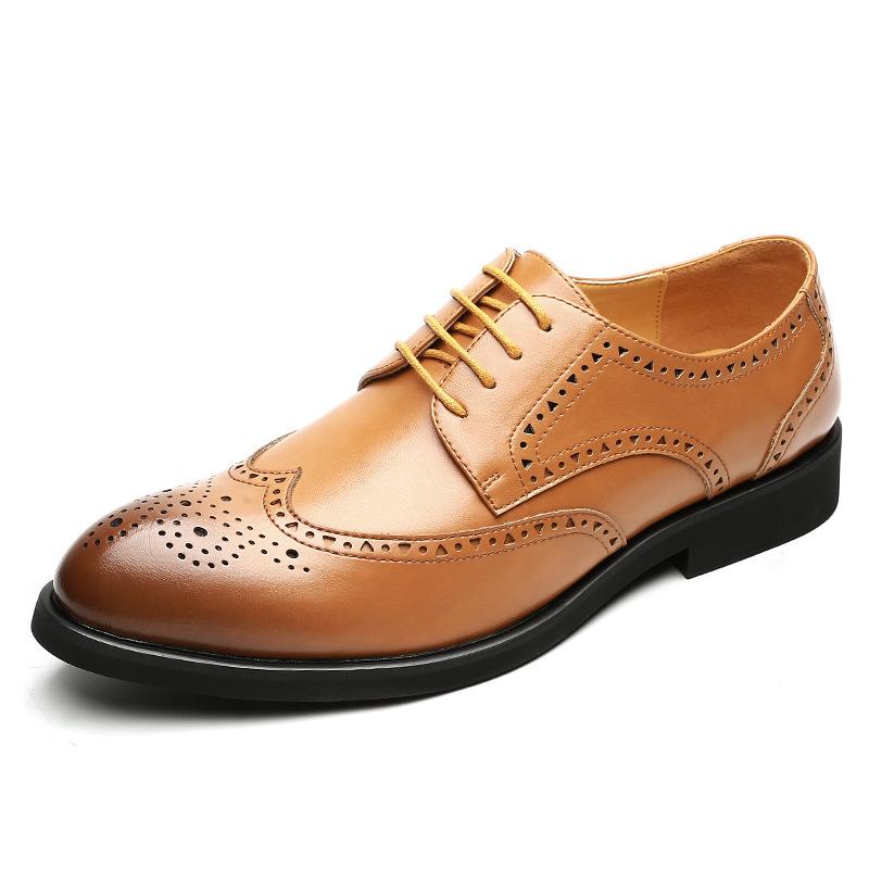 Formal Fashion Retro Brogue Men's Shoes