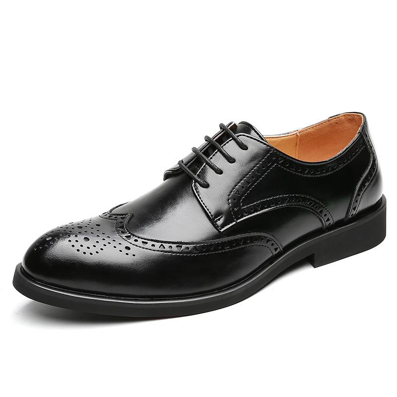 Formal Fashion Retro Brogue Men's Shoes
